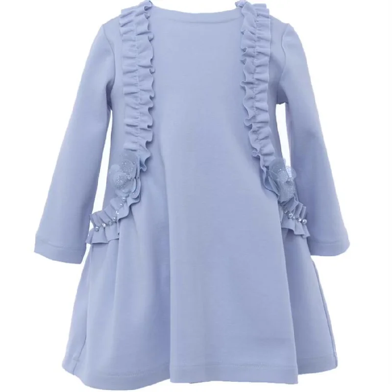 Bimbalo - Flower Detail Dress - Baby Blue