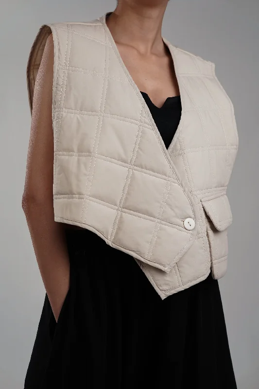 Frosted Quilted Vest