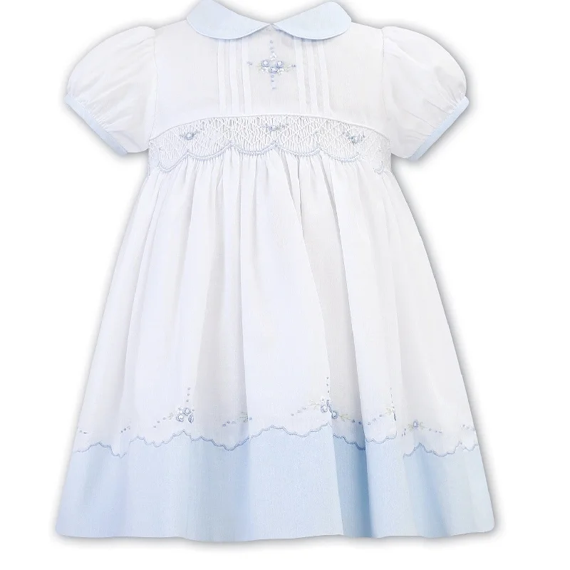 SARAH LOUISE  - Smock Dress - Blue