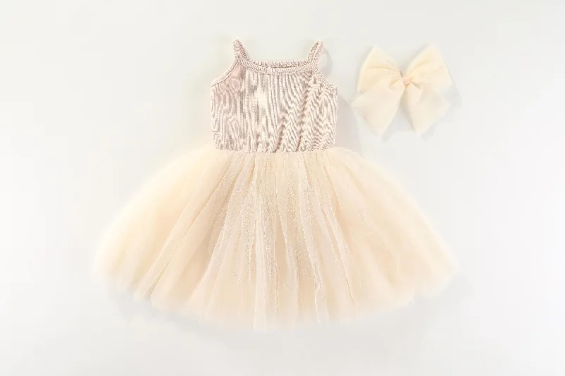 Valentina Tutu Dress - CREAM: 1-2Y, 2-3Y, 3-4Y, 4-5Y, 5-6Y