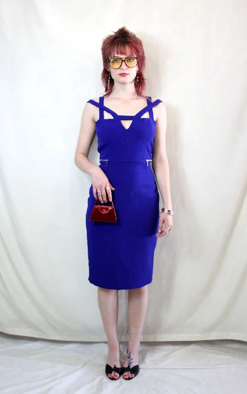 Cobalt Blue Pencil Dress