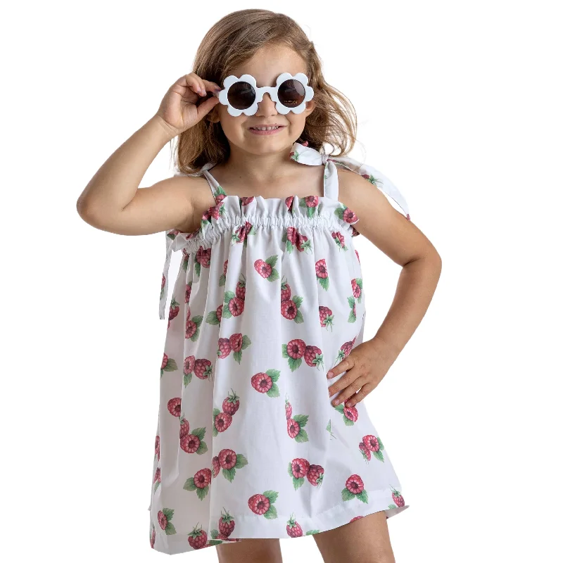 MEIA PATA - Raspberries Beach Dress - Crimson