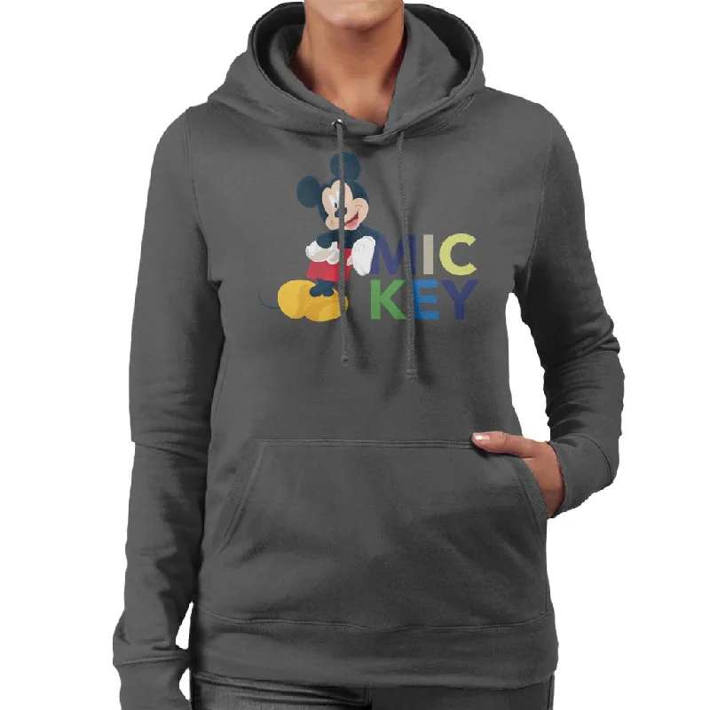 Disney Mickey Mouse Cool Lean Women's Hooded Sweatshirt