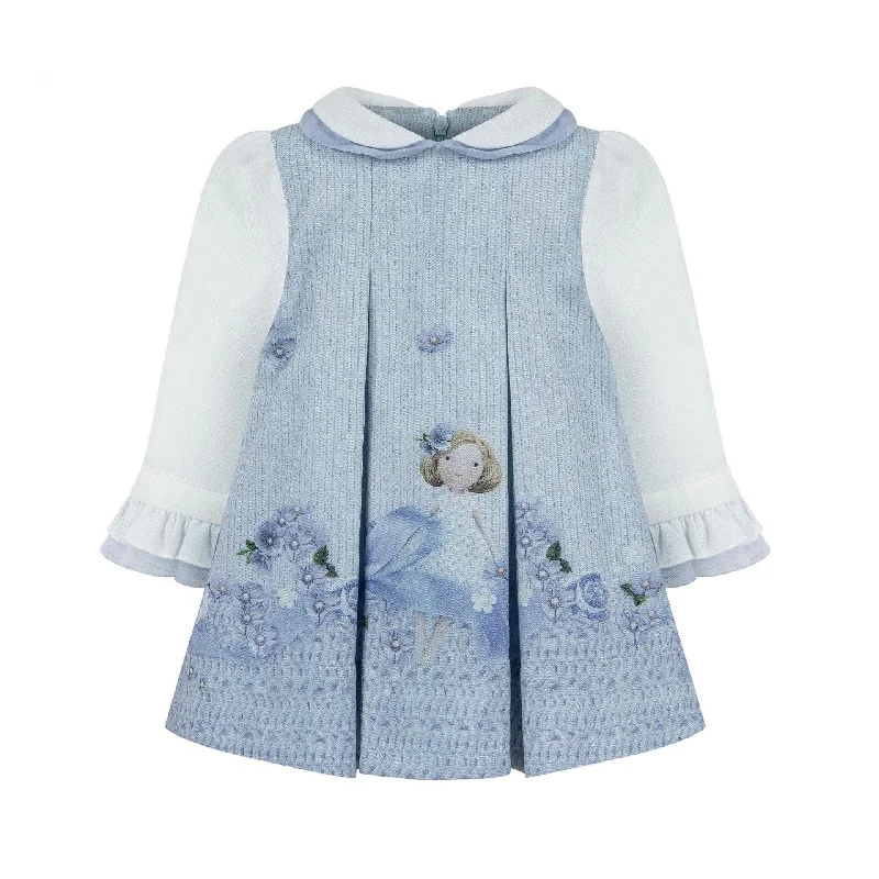 LAPIN HOUSE - Classic Dolly Dress - Blue