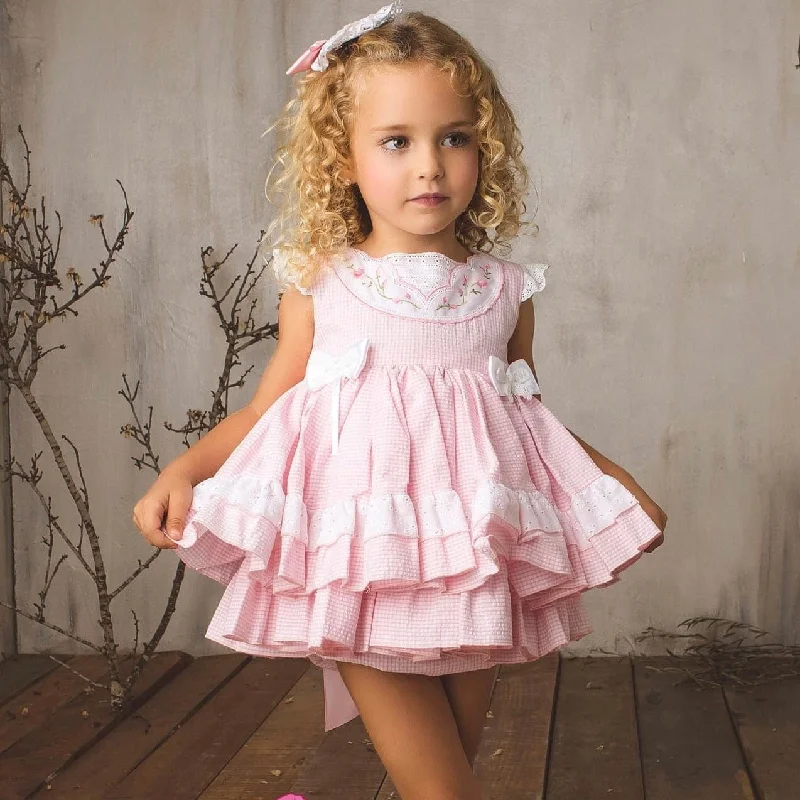 LA AMAPOLA - Nancy Baby Dress - Pink