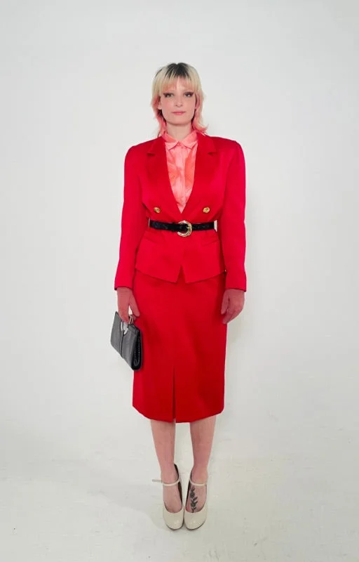 RENT Vintage Red Windsmoor Suit