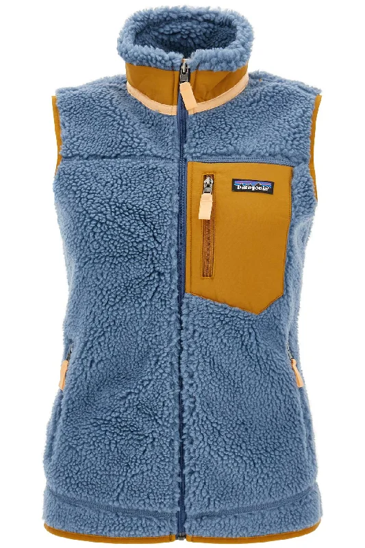 Women's Classic Retro-x Fleece Vest  - Light Blue