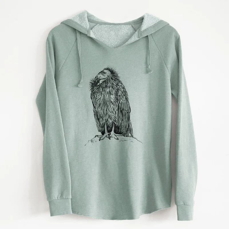 California Condor - Gymnogyps californianus - Cali Wave Hooded Sweatshirt