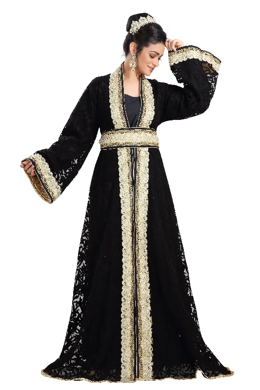 Modern Kaftan Dress Arabian Gown