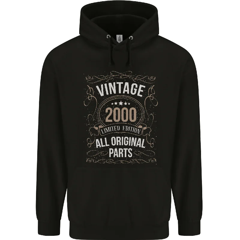 24th Birthday Limited Edition 2000 Mens 80% Cotton Hoodie