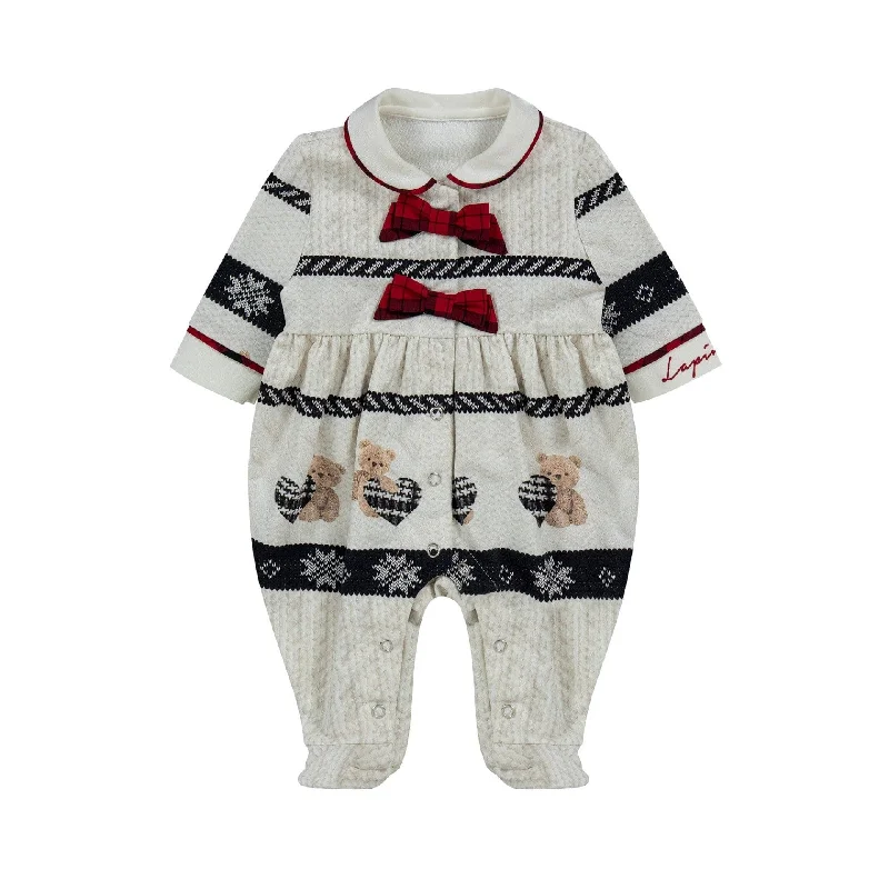 LAPIN HOUSE - Teddy Babygrow - Cream