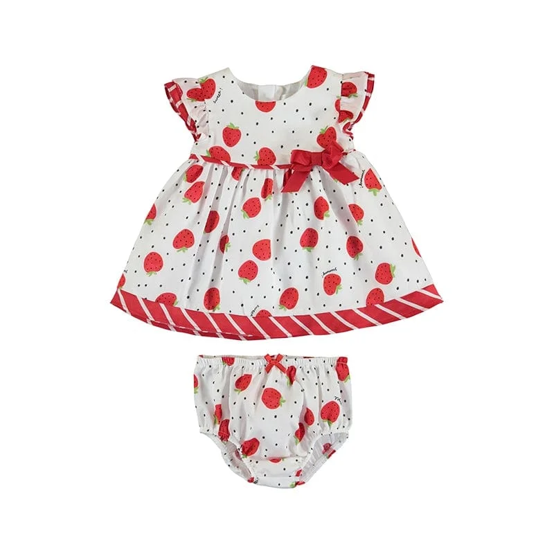 MAYORAL - Strawberry Dress - Red