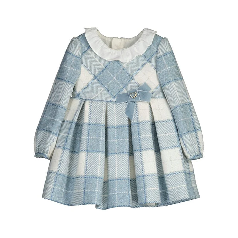 MAYORAL - Plaid Dress - Bluebell