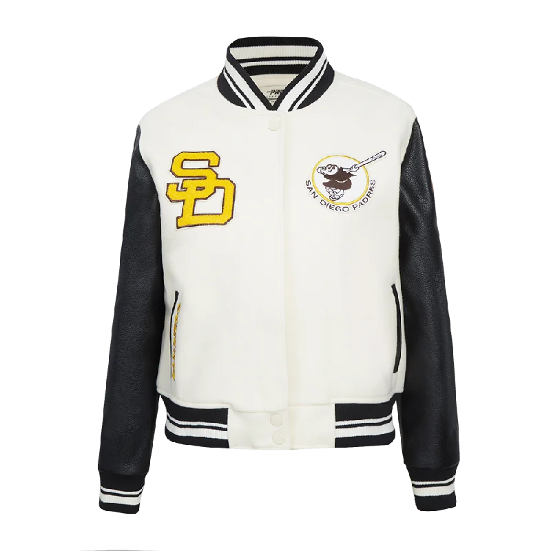 CHAMARRA UNIVERSITARIA MLB SAN DIEGO PADRES RETRO CLASSICS PARA MUJER