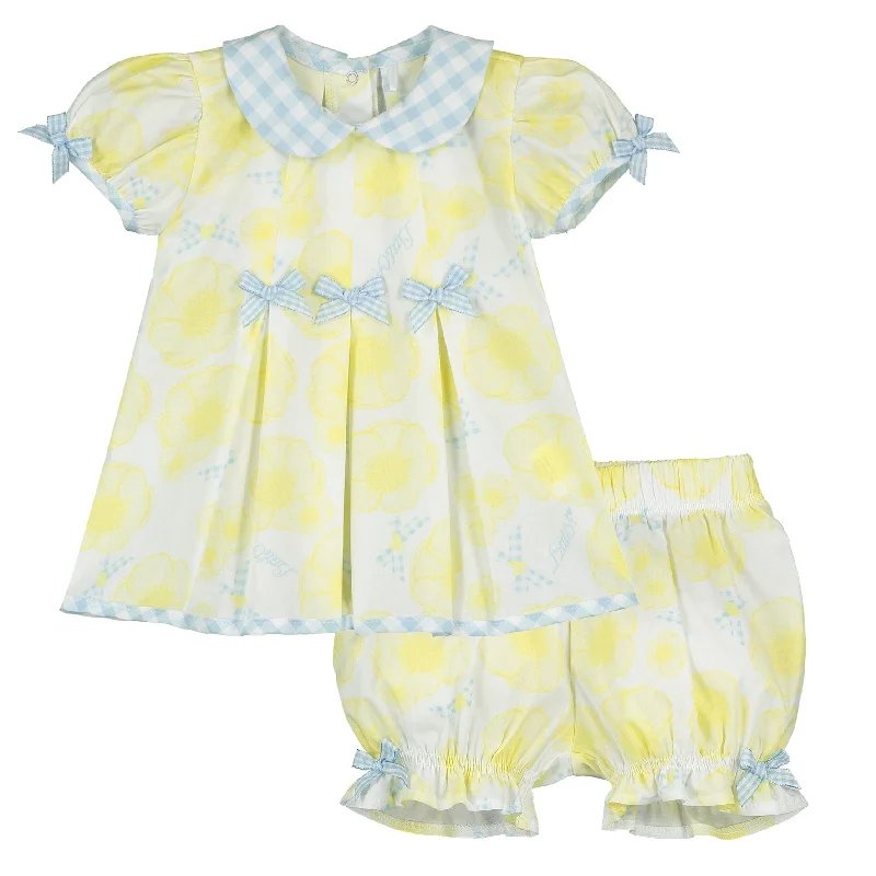 LITTLE A - Caroline Buttercup Dress -  Lemon