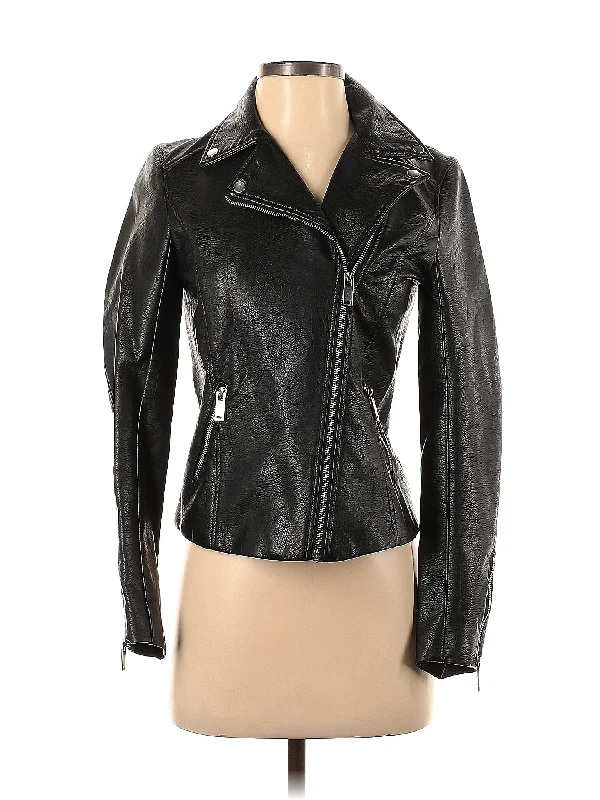 Faux Leather Jacket