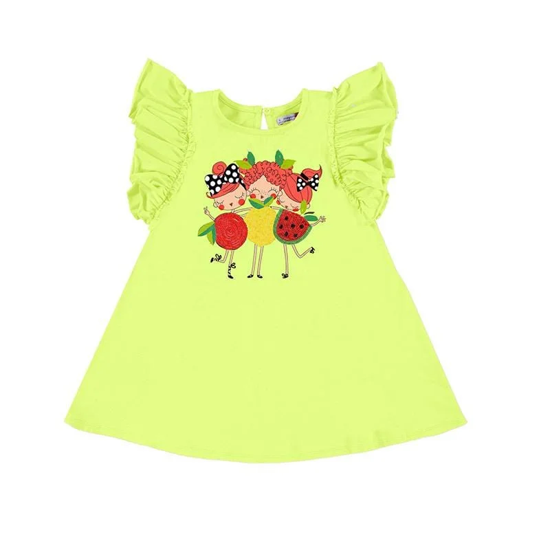 MAYORAL - Fruit Dress - Lime