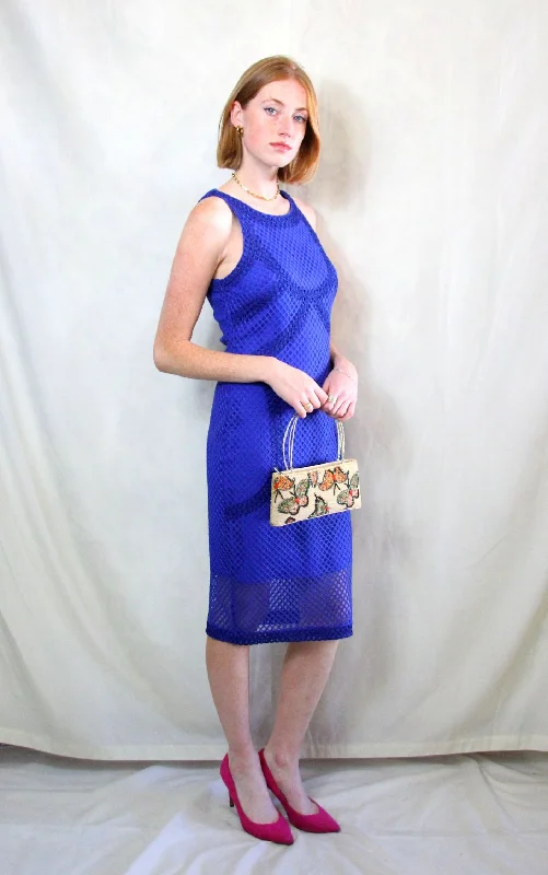 Cobalt Blue Caged Dress