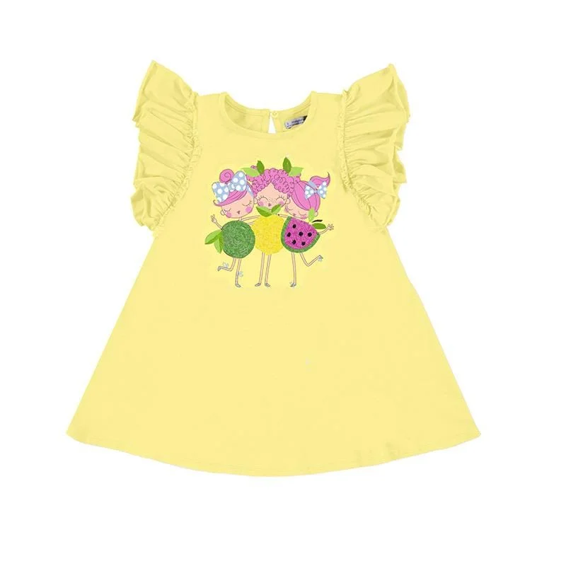 MAYORAL - Fruit Dress - Lemon