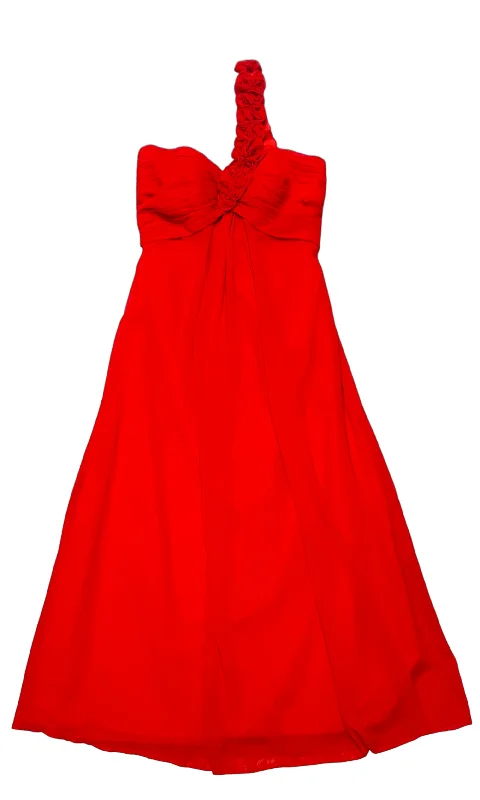 Red Maxi Cocktail Dress