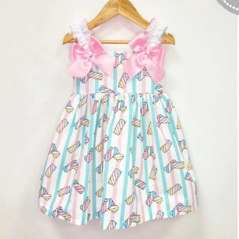 MON PETIT BONBON - Marshmallow Dress  - Pink