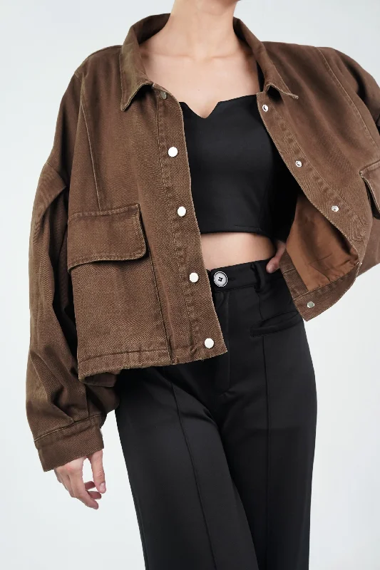 Tawny Toast Oversized Jacket