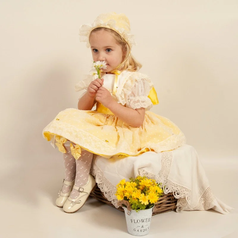 BLUEBELLS - Joanna Easter Dress - Yellow