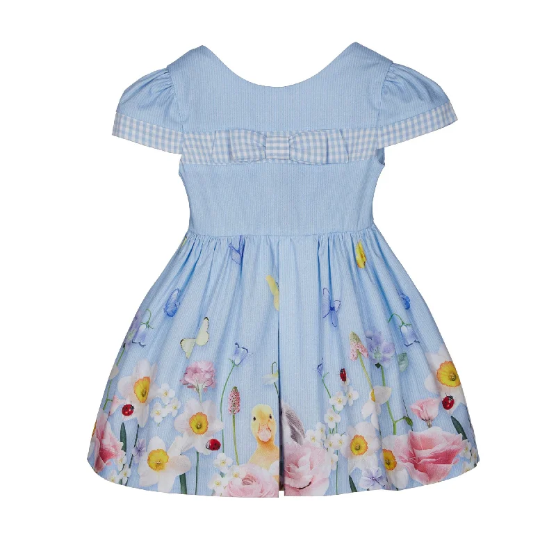 LAPIN HOUSE - Bow Easter Dress - Blue