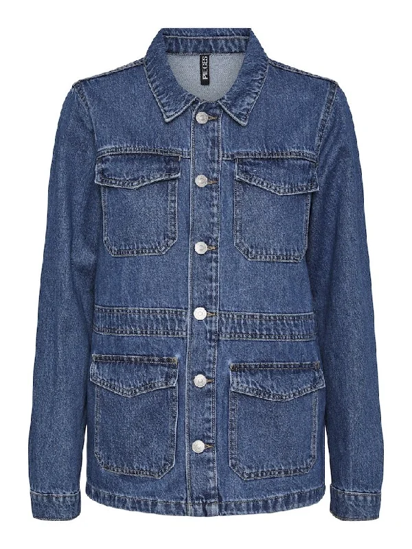 Pieces Sky - Denim jakke