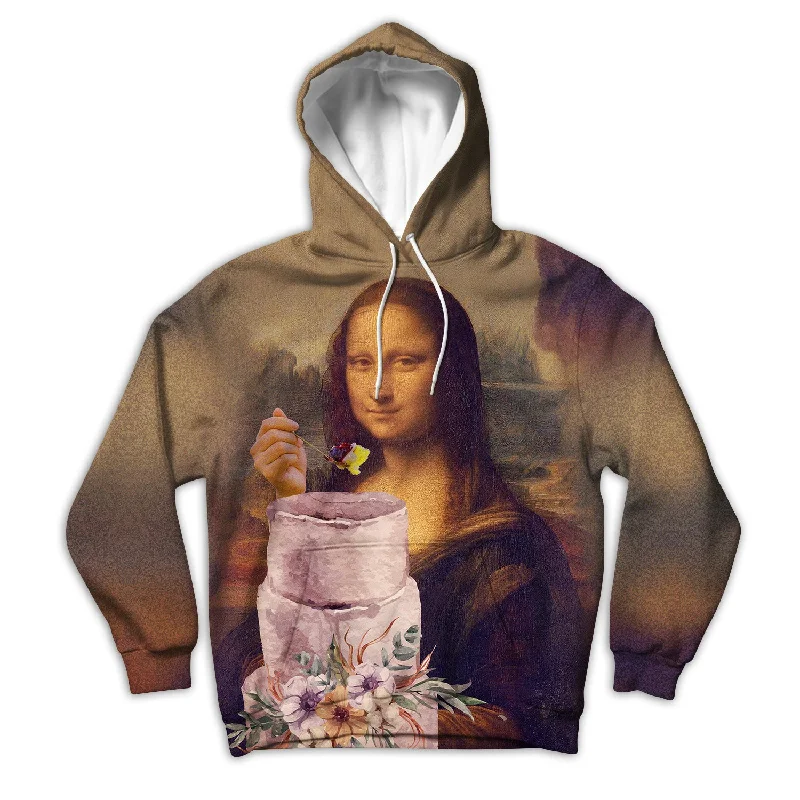 Mona Lisa Cake Unisex Hoodie