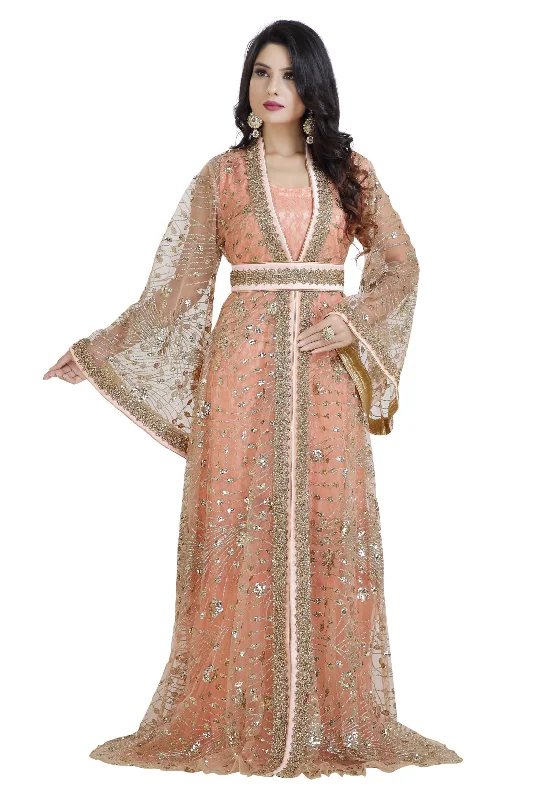 Turkish Caftan Dress Khaleeji Thobe