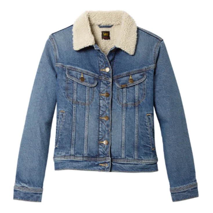 Rider Sherpa Jacket - In The Thrill Blue